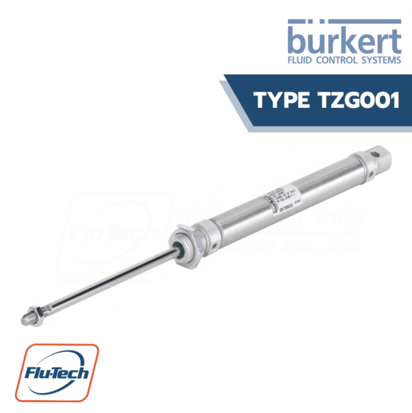 Burkert Type TZG001 - Double Acting Cylinder (Flu-Tech Burkert Thailand AuthorizedDistributor)