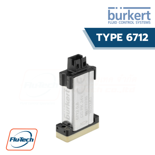 Burkert - Type 6712 - 2/2-way Whisper Valve with media separation