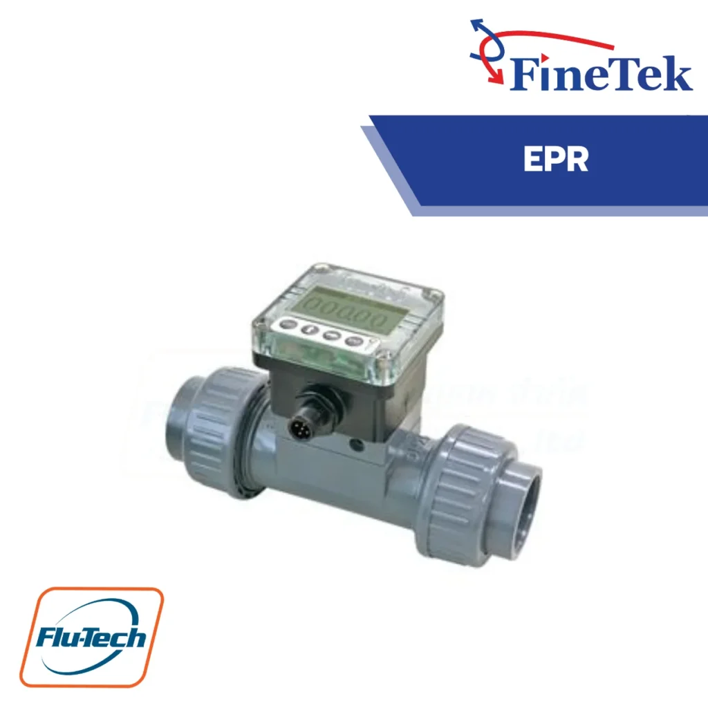 FineTek - EPR เครื่องวัดการไหลของของเหลวแบบใบพัด (Paddle wheel Flow Meters)