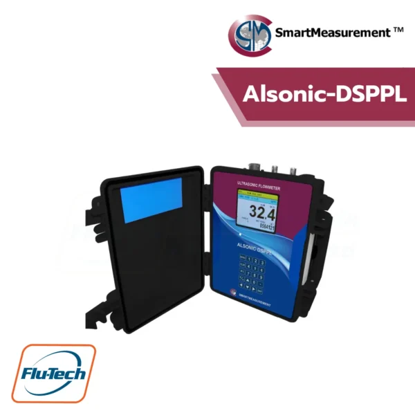 เครื่องวัดอัตราการไหลแบบพกพาชนิดอัลตร้าโซนิค SmartMeasurement - Graphic Multi Channel Portable Ultrasonic Meter - Alsonic-DSPPL