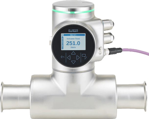 PNEUMATIC FLUTECH BURKERT Type-8098 FLOWave-SAW-flowmeter