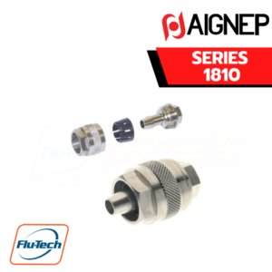 AIGNEP - SERIES 1810 -FITTING FOR RUBBER HOSE AND FOR BRAIDED POLYURETHANE HOSES