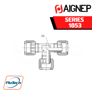 AIGNEP - SERIES 1853 -TEE WITH MILLED NUTS