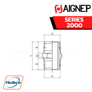 AIGNEP - SERIES 2000 - NIPPLE (TAPER)