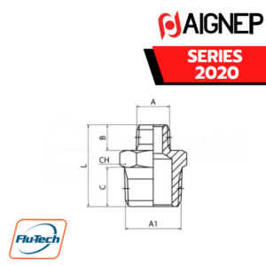 AIGNEP - SERIES 2020 - CW510L - REDUCING NIPPLE (TAPER)