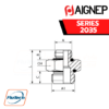 AIGNEP - SERIES 2035 - REDUCING NIPPLE (PARALLEL) WITH NBR O-RING