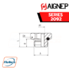 AIGNEP - SERIES 2092 - REDUCER (PARALLEL) WITH NBR O-RING