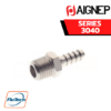 AIGNEP - SERIES 3040 - MALE HOSE ADAPTER (TAPER)