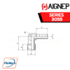 AIGNEP - SERIES 3055 - MALE HOSE ADAPTER ELBOW