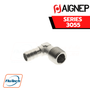 AIGNEP - SERIES 3055 - MALE HOSE ADAPTER ELBOW