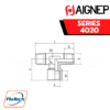 AIGNEP - SERIES 4020 - CENTRE LEG FEMALE TEE