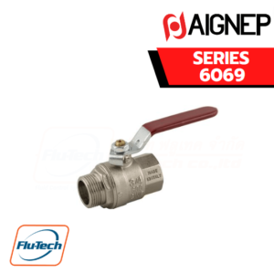 AIGNEP - SERIES 6069 - BALL VALVE MALE GA ISO 228 - FEMALE G ISO 228