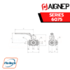 AIGNEP - SERIES 6075 - 3 WAYS BALL VALVE “T” FEMALE G ISO 228