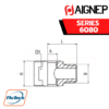 AIGNEP - SERIES 6080 - MALE-FEMALE-FEMALE TEE FITTING