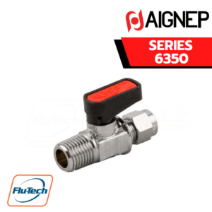 AIGNEP - SERIES 6350 - TAPER MALE R ISO 7 - TUBE VALVE