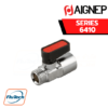 บอลวาล์ว (ball valve) AIGNEP - SERIES 6410 - PARALLEL MALE GA ISO 228 - FEMALE G ISO 228 VALVE