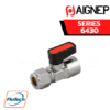 บอลวาล์ว (ball valve) AIGNEP - SERIES 6430 - TUBE - FEMALE G ISO 228 VALVE