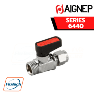 AIGNEP - SERIES 6440 - PARALLEL MALE GA ISO 228 - TUBE VALVE