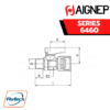 AIGNEP - SERIES 6460 - MILLED NUT - TAPER MALE R ISO 7 VALVE