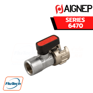 AIGNEP - SERIES 6470 - MILLED NUT - FEMALE G ISO 228 VALVE