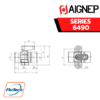 AIGNEP - SERIES 6490 - FOOT MOUNTED FEMALE-FEMALE VALVE