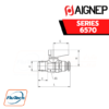 AIGNEP - SERIES 6570 - TAPER MALE R ISO 7- PUSH-FIT CONNECTIONS VALVE