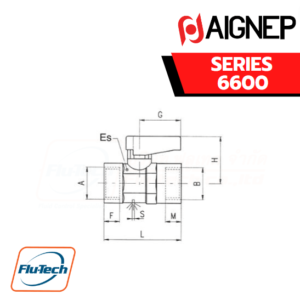 AIGNEP - SERIES 6600 - EXAUST HOLE FEMALE G ISO 228 - FEMALE G ISO 228 VALVE