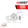 AIGNEP - SERIES 66570 - TAPER MALE R ISO 7- PUSH-FIT CONNECTIONS VALVE