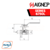 AIGNEP - SERIES 6750L - BALL VALVES FEMALE LOCKABLE