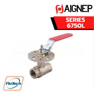 บอลวาล์วตัวเมีย มือจับล็อคได้ AIGNEP - SERIES 6750L - BALL VALVES FEMALE LOCKABLE