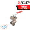 บอลวาล์ว (Ball valves) AIGNEP - SERIES 6760L - 3 WAYS BALL VALVE “L” FEMALE