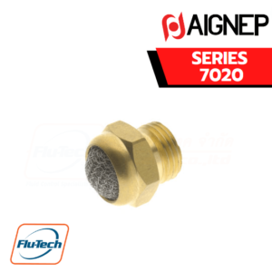 AIGNEP - SERIES 7020 - SILENCER WITH WIRE MESH STAINLESS STEEL 304