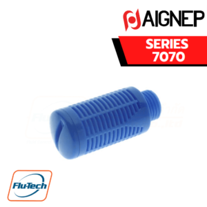 AIGNEP - SERIES 7070 - SILENCER MADE IN ACETALIC RESIN WITH PLASTIC SOUNDPROOFING MATERIAL