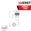 AIGNEP - SERIES 7115 - POROUS POLYETHYLENE RESTRICTOR SILENCER