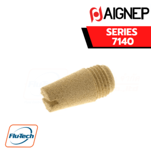 AIGNEP - SERIES 7140 - INTEGRAL SILENCER WITH SLOT FOR SCREWDRIVER