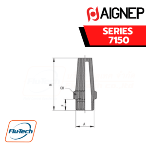 AIGNEP - SERIES 7150 - INTEGRAL SILENCER WITH HEXAGONAL WRENCH