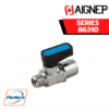 บอลวาล์ว (Ball valves) AIGNEP - SERIES 86310 - TAPER NPTF MALE - NPTF FEMALE VALVE