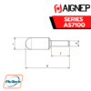 AIGNEP - SERIES AS7100 - POROUS POLYETHYLENE SILENCER FOR PUSH-IN