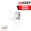 AIGNEP Series 50020 - STRAIGHT MALE ADAPTOR (PARALLEL)