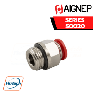 AIGNEP Series 50020 - STRAIGHT MALE ADAPTOR (PARALLEL)