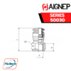 AIGNEP Series 50030 - STRAIGHT FEMALE ADAPTOR