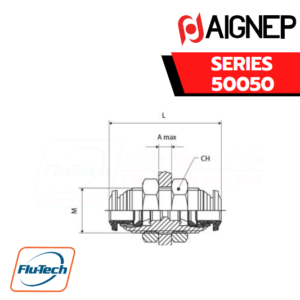 AIGNEP Series 50050 - BULKHEAD CONNECTOR