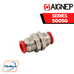 ข้อต่อลม AIGNEP Series 50050 - BULKHEAD CONNECTOR