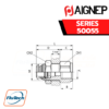 AIGNEP Series 50055 - FEMALE BULKHEAD CONNECTOR