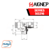 AIGNEP Series 50216 - ORIENTING TEE MALE ADAPTOR (PARALLEL) - CENTRE LEG