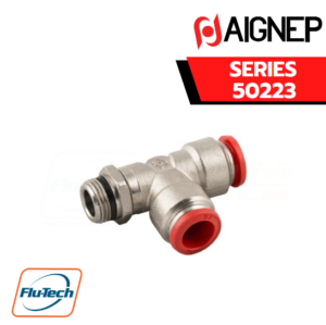 AIGNEP Series 50223 - ORIENTING TEE MALE ADAPTOR “UNIVERSAL SHORT” OFF - SET LEG