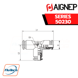 AIGNEP Series 50230 - TEE CONNECTOR