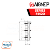 AIGNEP Series 51420 - BANJO STEM DOUBLE