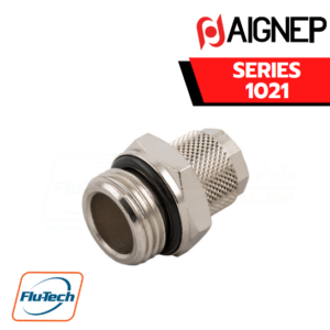 Aignep - 1021 -STRAIGHT MALE ADAPTOR WITH METRIC THREAD