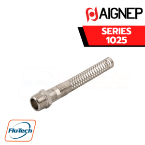 Aignep - 1025 -STRAIGHT MALE ADAPTOR (TAPER) + NUT WITH SPRING